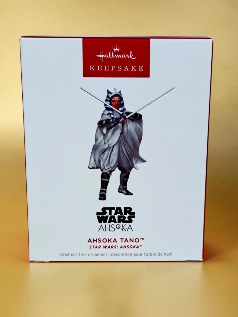 Hallmark Keepsake Star Wars Ahsoka Tano Christmas Ornament White Robes QXR8705